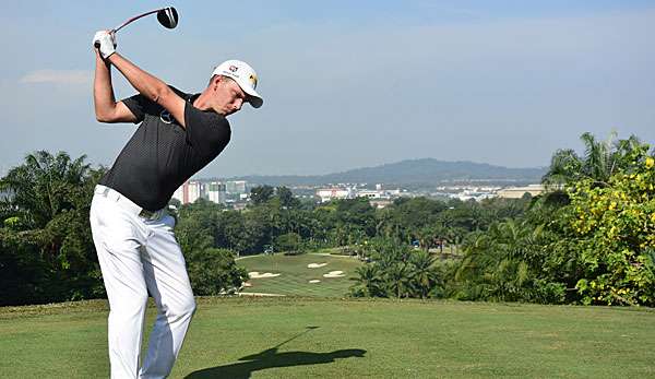 Marcel Siem beim Abschlag in Kuala Lumpur