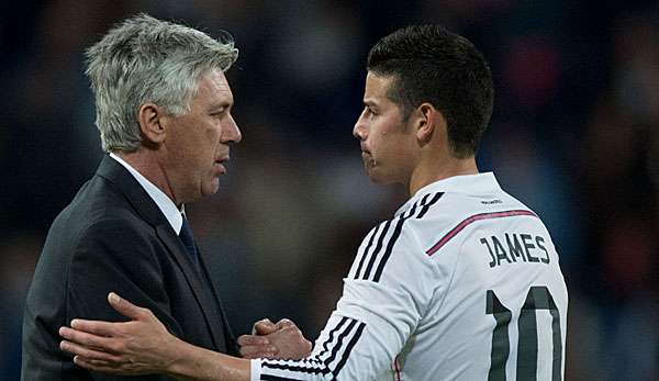 Carlo Ancelotti und James Rodriguez