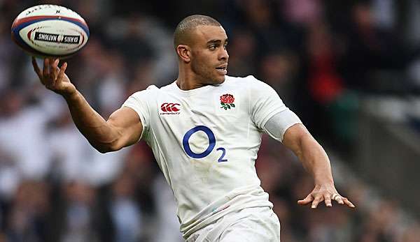 Jonathan Joseph führte England mit seinem Hattrick zum Titel