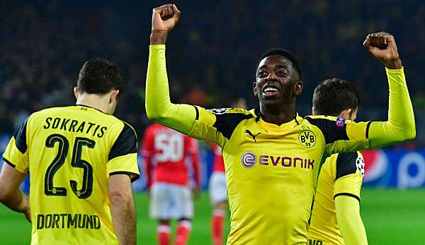 Ousmane Dembele macht in seiner ersten Bundesliga-Saison auf sich aufmerksam 