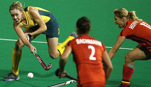 Nichts zu holen für die deutschen Hockey-Damen im Spiel gegen Australien