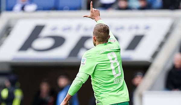 Nicky Adler traf für Aue gegen St. Pauli zur Führung