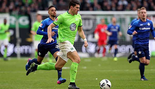 Mario Gomez vom VfL Wolfsburg