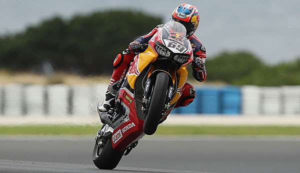 Stefan Bradl wurde am Sontag 12. in Aragon