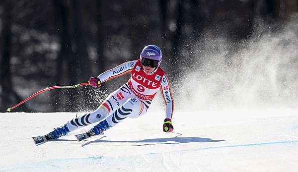 Viktoria Rebensburg belegte bei den olympischen Winterspielen in Vancouver 2010 den 1.Platz im Riesenslalom