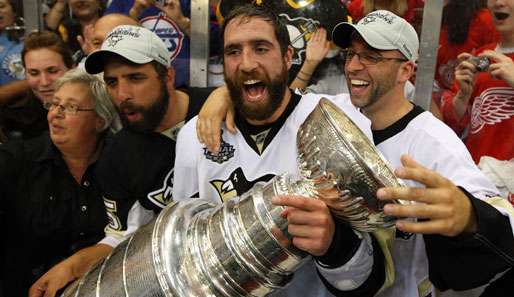 Maxime Talbot gewann 2009 mit den Pittsburgh Penguins den Stanley Cup