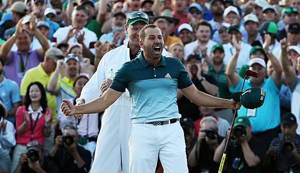 Sergio Garcia krönte sich zum ersten Mal zum Champion beim US-Masters