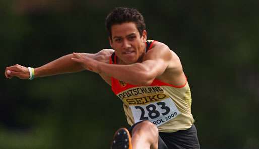 Steffen Klink (hier beim Hürdensprint) holte sich Bronze im Achtkampf