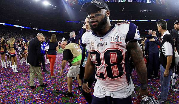 James White war mit drei Touchdowns maßgeblich am Super-Bowl-Sieg der Patriots beteiligt