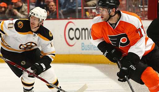Die Boston Bruins und die Philadelphia Flyers treffen im legendären Fenway Park aufeinander