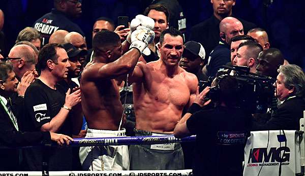 Anthony Joshua und Wladimir Klitschko haben sich einen großen Fight geliefert