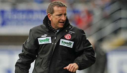 Seit 1. Januar 2008 ist Norbert Meier Trainer bei Fortuna Düsseldorf