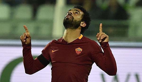 Mohamed Salah spielt derzeit für den AS Rom