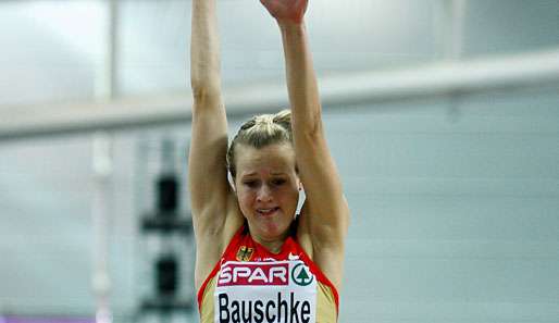 Melanie Bauschke gewann mit glänzenden 6,83m die EM-Goldmedaille im Weitsprung