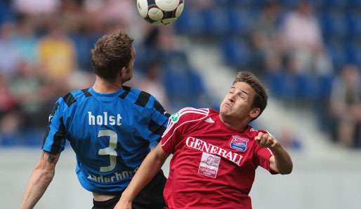 Anton Fink (r.) wurde in der vergangenen Saison Torschützenkönig der dritten Liga