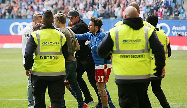 Pierre-Michel Lasogga und Nicolai Müller feierten den Klassenerhalt
