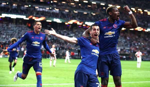 Matchwinner unter sich: Pogba (r.) und Mkhitaryan sorgten für den Sieg der Red Devils