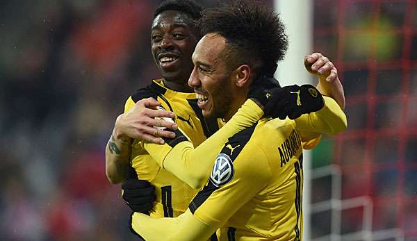 Dembele und Aubameyang waren das vielleicht beste Stürmerduo der abgelaufenen Saison