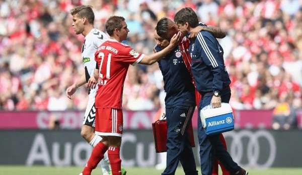  Jerome Boateng verletzte sich im letzten Spiel des FC Bayern München gegen den SC Freiburg