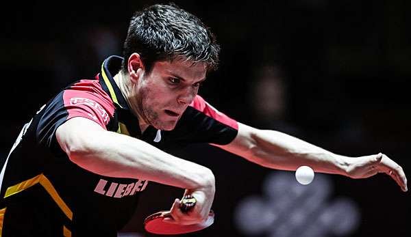 Dimitrij Ovtcharov hatte durchaus seine Probleme im Auftaktmatch gegen Lubomir Jancarik 