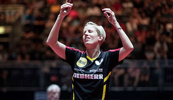 Kristin Silbereisen unterlag im Achtelfinale Feng Tianwei mit 2:4