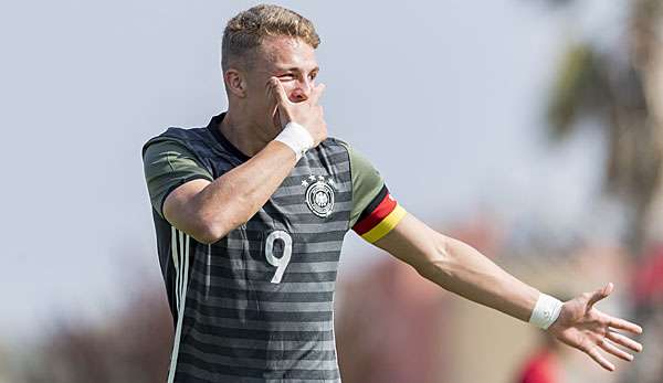 In 14 Spielen für die U17 des DFB erzielte Jann-Fiete Arp 13 Tore