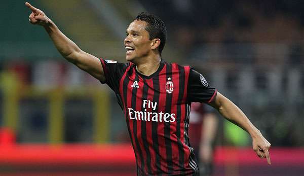 Carlos Bacca vom AC Mailand steht bei Olympique Marseille auf dem Zettel