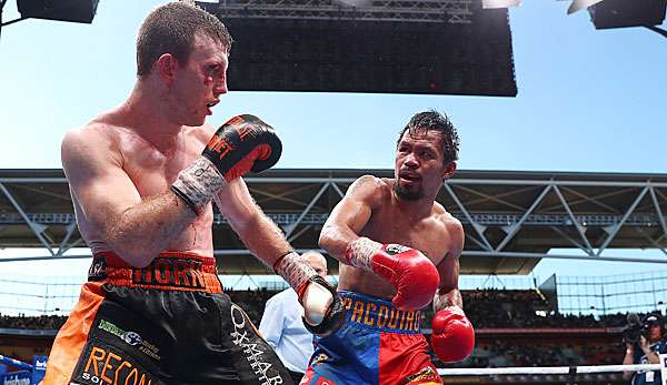 Beim Kampf gegen Horn verlor Pacquiao seinen Weltmeistertitel an den Australier