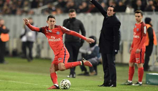 Angel Di Maria will trotz Problemen mit Trainer Unai Emery bei PSG weitermachen