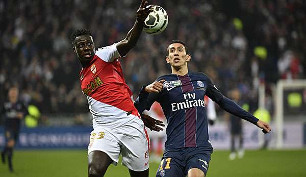 Mit AS Monaco setzte sich Benjamin Mendy im Titelkampf gegen Paris Saint-Germain und Angel Di Maria durch