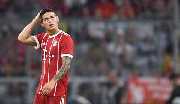 James Rodriguez zog sich eine Muskelverletzung zu 