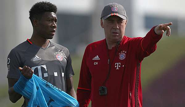 David Alaba ist einer von Sieben, die Ancelotti am Samstag fehlen