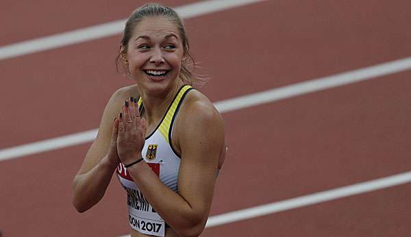 Gina Lückenkemper bricht die Schallmauer von 11 Sekunden im 100 Meter Vorlauf der WM in London