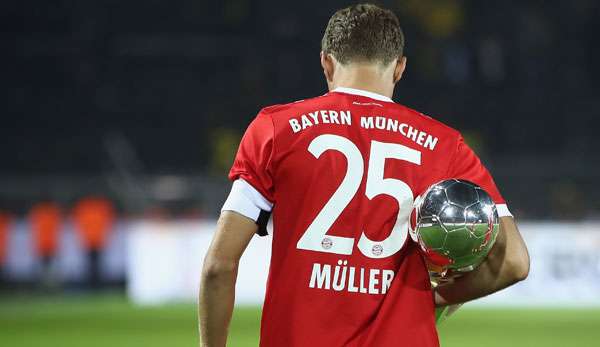 Mit dem Supercup-Sieg fiel von Thomas Müller eine Menge Druck ab 