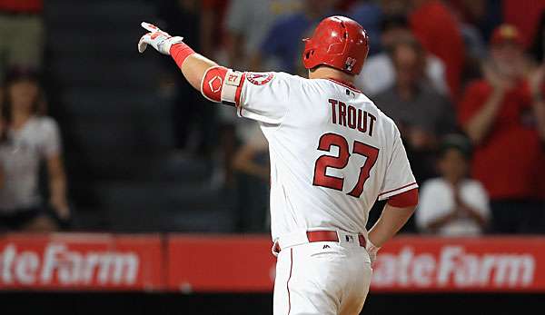 Mike Trout schaffte an seinem Geburtstag einen weiteren Meilenstein