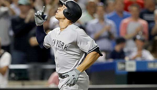 Aaron Judge schlug einen Homerun auf die dritte Etage des Citi Fields