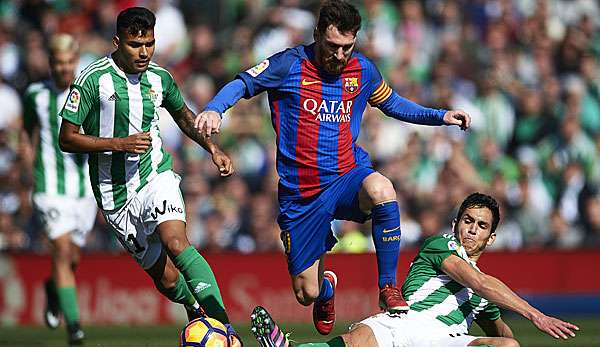 Beim letzten Aufeinandertreffen rang Betis Sevilla dem FC Barcelona ein Unentschieden ab