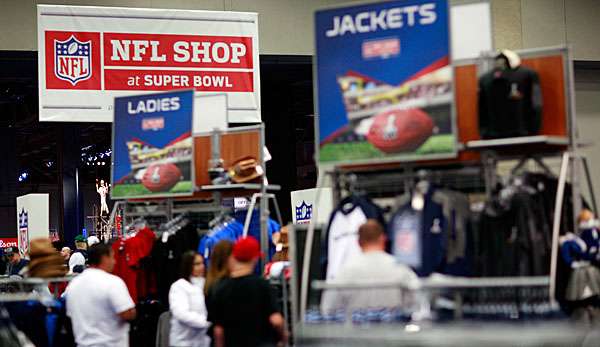 Die Fanartikel der NFL erfreuen sich weltweiter Beliebtheit