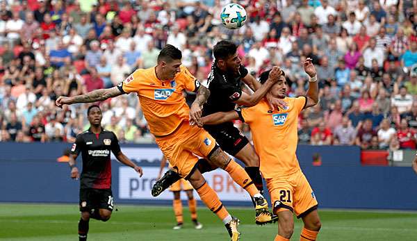 Bayer Leverkusen und die TSG Hoffenheim lieferten sich einen spannenden Schlagabtausch