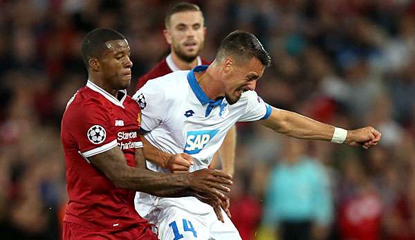Sandro Wagner war nach dem Auftritt in Liverpool angefressen