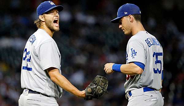 Clayton Kershaw (l.) und Cody Bellinger kehren in dieser Woche zu den Dodgers zurück