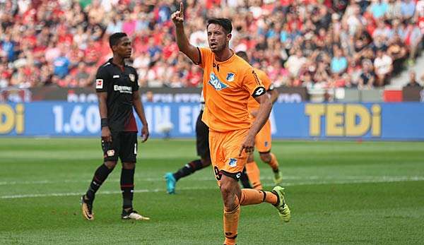 Mark Uth spielte sich bei Hoffenheim in eine gute Form