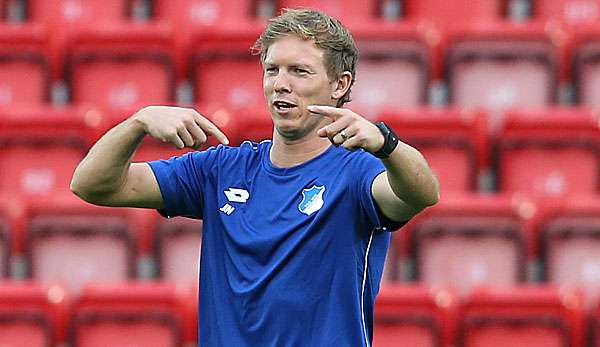 Julian Nagelsmann trifft mit Hoffenheim auf den FC Bayern