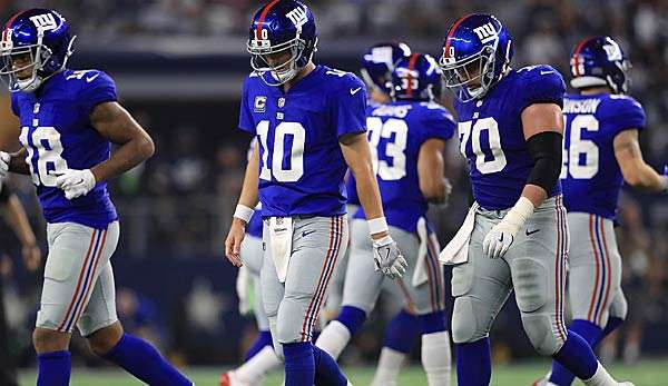 Die New York Giants empfangen zum Abschluss von Week 2 die Detroit Lions