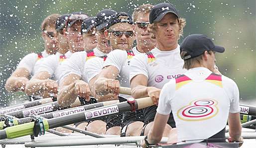 Der Deutschland-Achter gewann bisher drei Mal Olympiagold und wurde sieben Mal Weltmeister