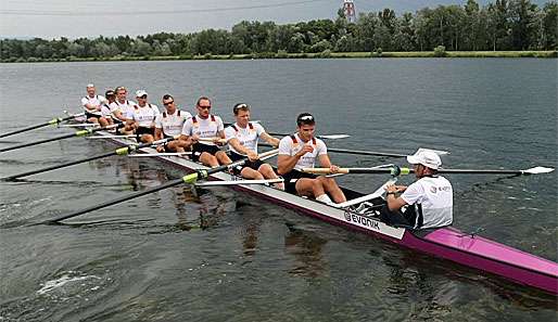 Der Achter steht als bisher einziges Boot bei der WM im Finale