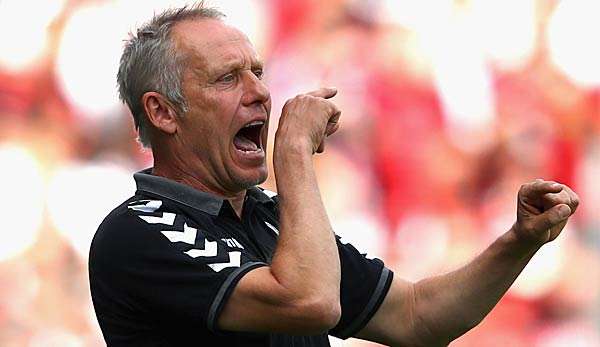 Christian Streich ist mit Freiburgs Saisonstart unzufrieden