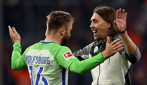 Der neue Wölfe-Trainer Martin Schmidt durfte in München den ersten Punktgewinn feiern