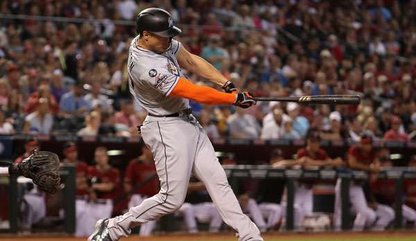 Giancarlo Stanton schlug gegen die Braves zwei weitere Homeruns und steht jetzt bei 59