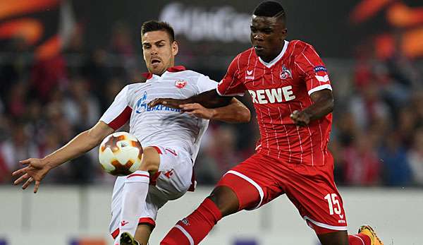 Auch Jhon Cordoba konnte kein Tor für den 1. FC Köln erzielen